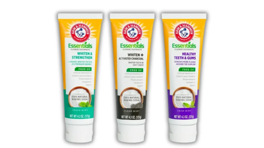 Arm & Hammer Essentials Whiten & Strengthen Fluoride Toothpaste