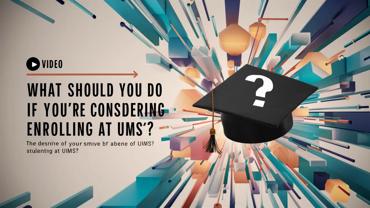 What Should You Do If You’re Considering Enrolling at UMS