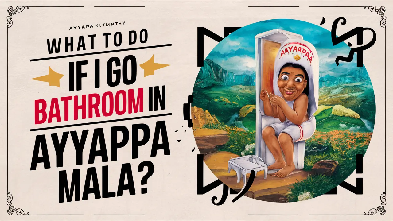 What to Do If I Go Bathroom in Ayyappa Mala