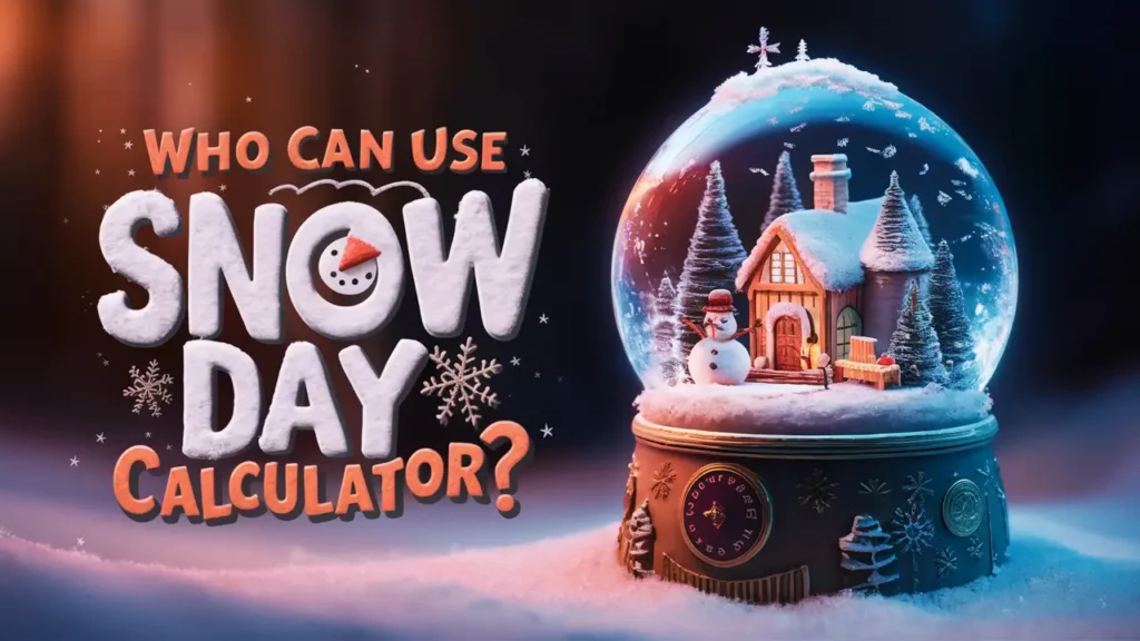 Who Can Use Snow Day Calculator